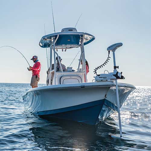 gps amélioré et hélice anti-algues du moteur électrique avant mer Minn Kota Riptide Terrova BT 80 lbs 152 cm
